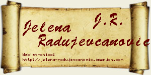 Jelena Radujevčanović vizit kartica